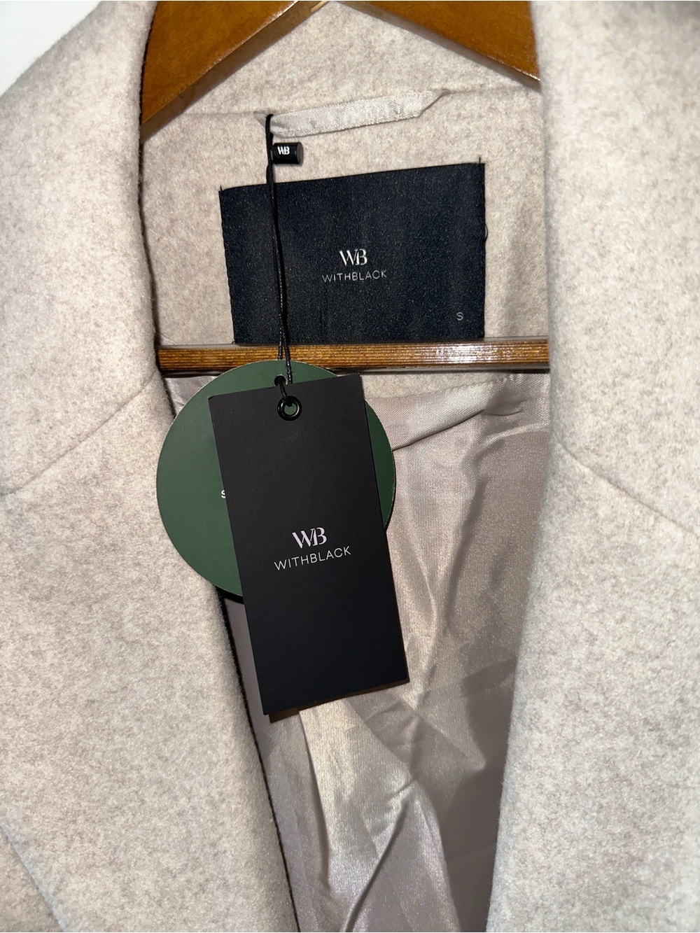 With Black Long Belted Robe Coat - Light Gray - Picture 10 of 16